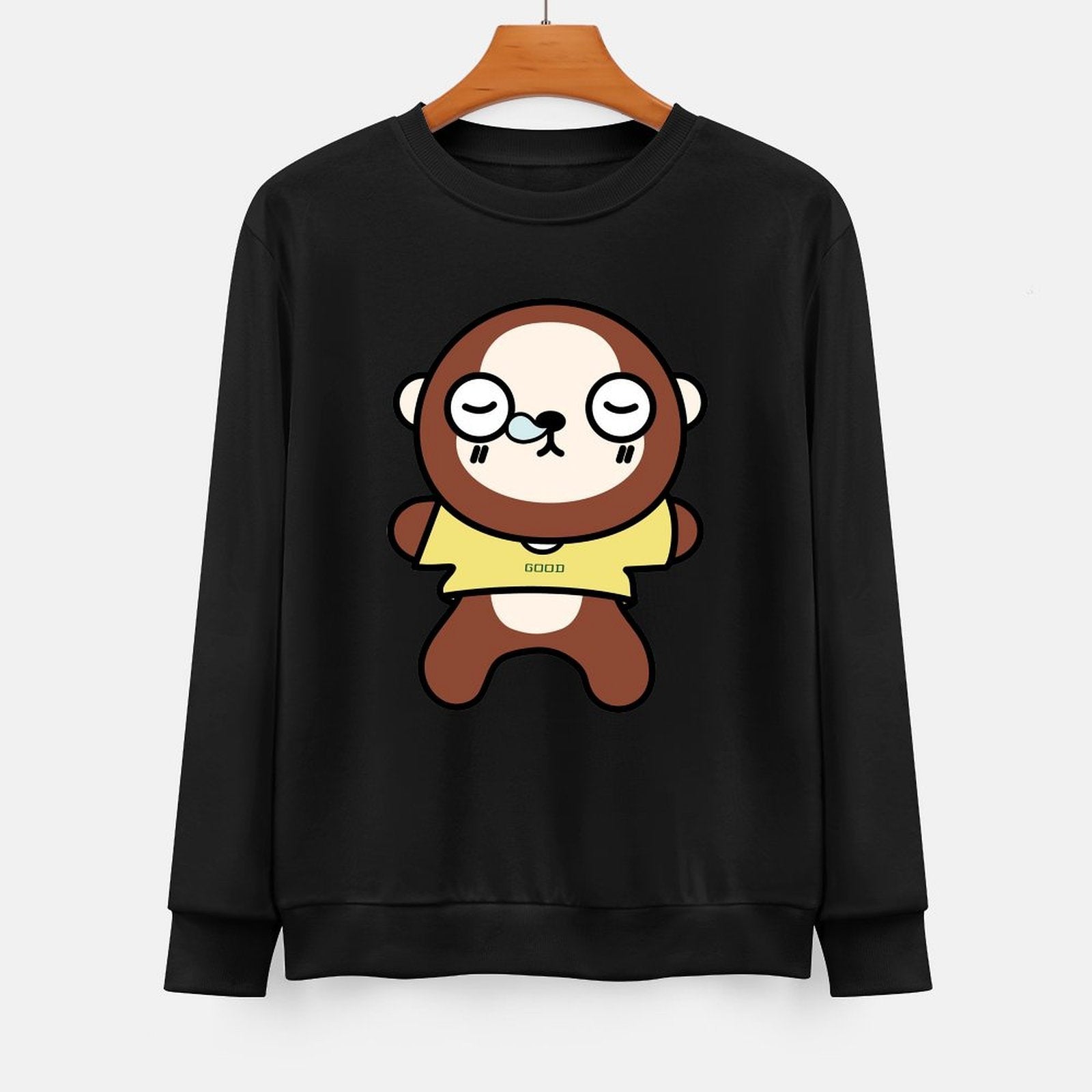 Front Patterned Long Sleeve TopPlain Heritage